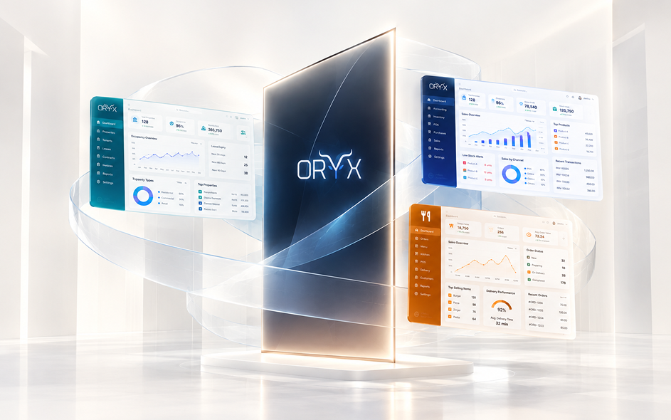 لوحات تحكم ORYX لقطاعات مختلفة